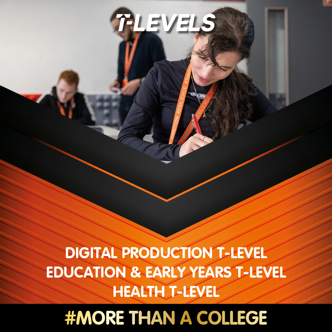 It's T-Levels Week!
We're proud to offer three of these exciting programmes, developed in collaboration with employers to meet industry need and future careers.
The Next Level Qualification available at #HaringeySixthForm.
#MoreThanACollege #TLevelsWeek