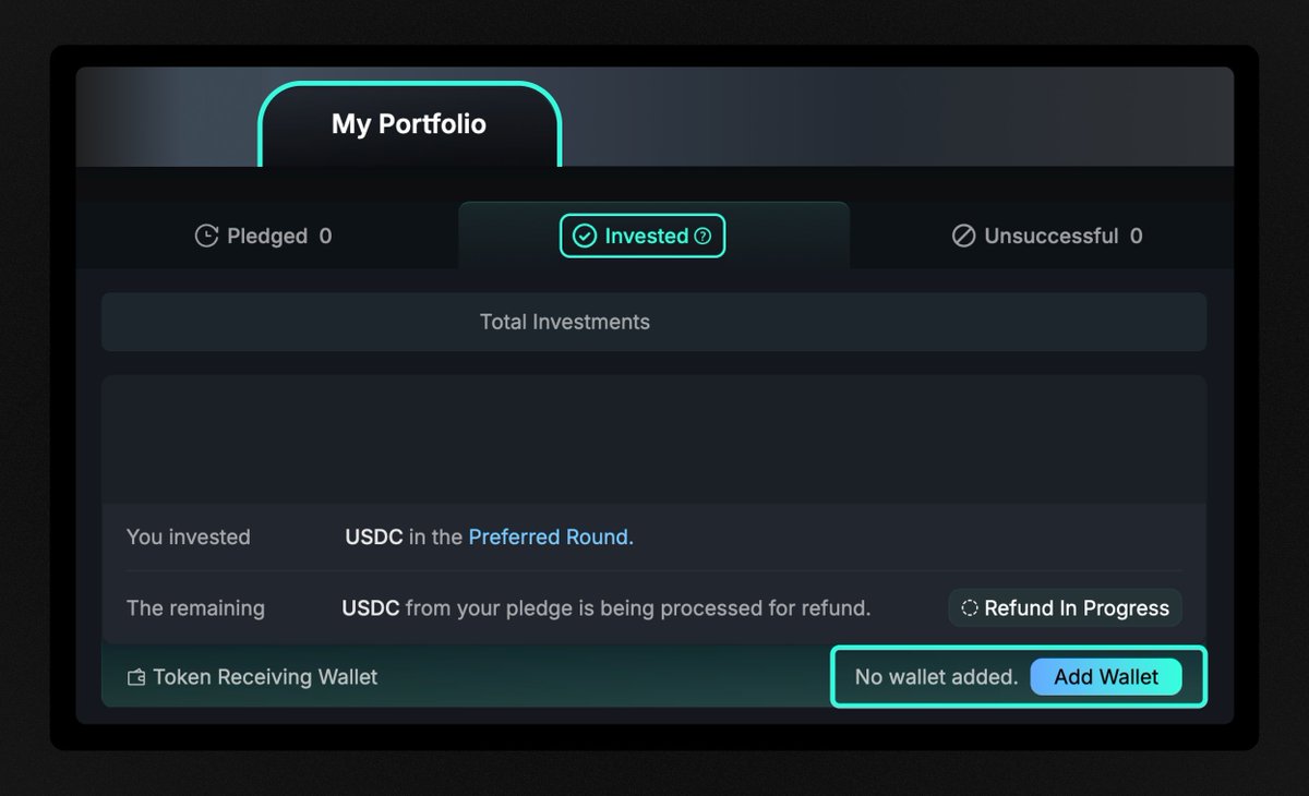 KaitoAI's tweet image. For those who received allocations from @Novastro_xyz&apos;s Public Sale.

To ensure a smooth claim process for their upcoming TGE, you can now add your chosen claim wallet on our Capital Launchpad.

Simply head over to the &quot;Invested&quot; tab in &quot;My Portfolio&quot;, where you&apos;ll see an option…