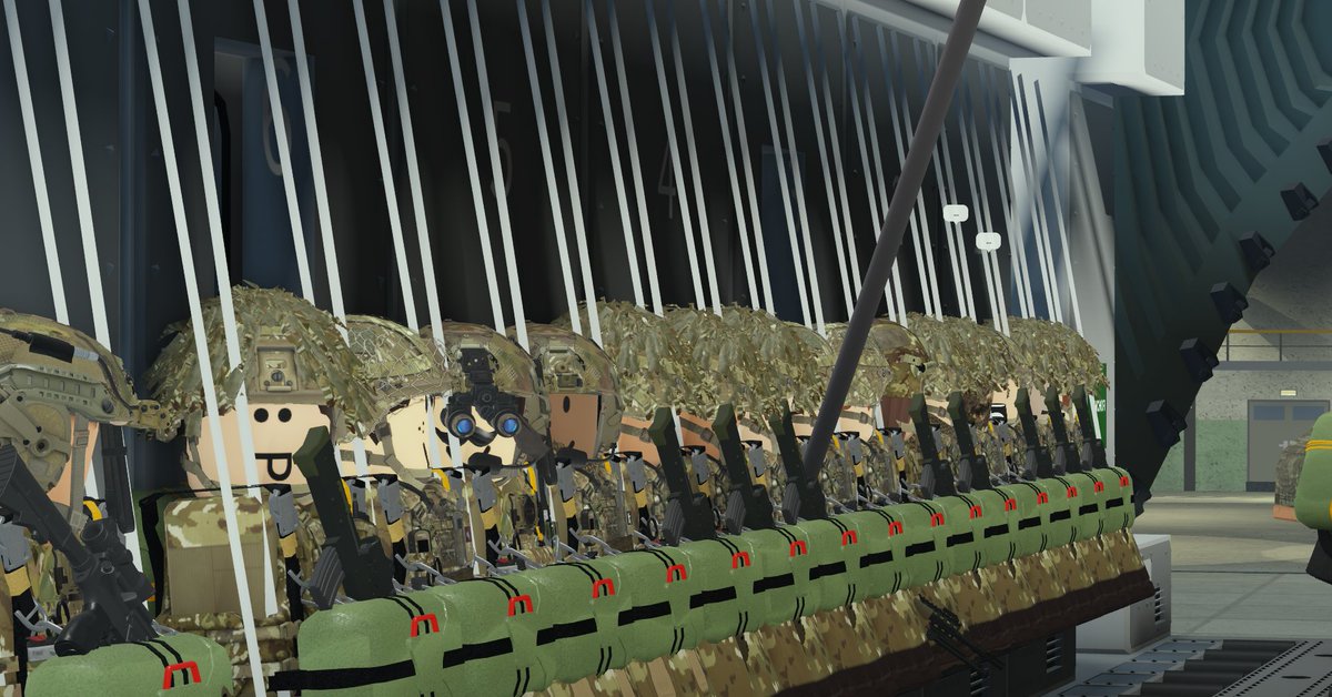 PARAsRoblox's tweet image. Lets take a look at what our troops got up to this week!

- Completed a structured compound attack in the Hafr district
- Carried out a patrol in the Lepintour region
- Conducted a joint CQB event
- Carried out a regimental jump
- Rallied for our regimental inspection
Join today!