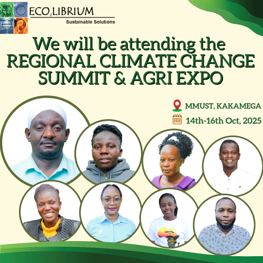 eco2librium (@eco2libriumllc) on Twitter photo We’re excited to be part of the Regional Climate Change Summit & Agri Expo at <a href="/MMUST_Kenya/">Masinde Muliro Univ.</a>, Kakamega!
Visit our booth to explore the diverse products from our projects & learn how they’re driving real climate & community impact.
Let’s connect, learn & act for a sustainable future We’re excited to be part of the Regional Climate Change Summit & Agri Expo at <a href="/MMUST_Kenya/">Masinde Muliro Univ.</a>, Kakamega!
Visit our booth to explore the diverse products from our projects & learn how they’re driving real climate & community impact.
Let’s connect, learn & act for a sustainable future