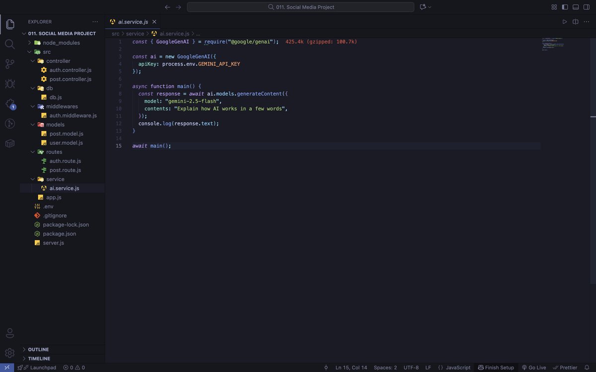 444_dead's tweet image. Day 16–18: Backend getting real 🔥

• learned folder structure (routes, controllers, services, middlewares)
• implemented middlewares for auth &amp;amp; errors ⚙️
• added JWT, cookies &amp;amp; bcrypt for secure auth 🔐
backend finally feels clean &amp;amp; scalable 🚀
@sheryians_  #NodeJS #Backend