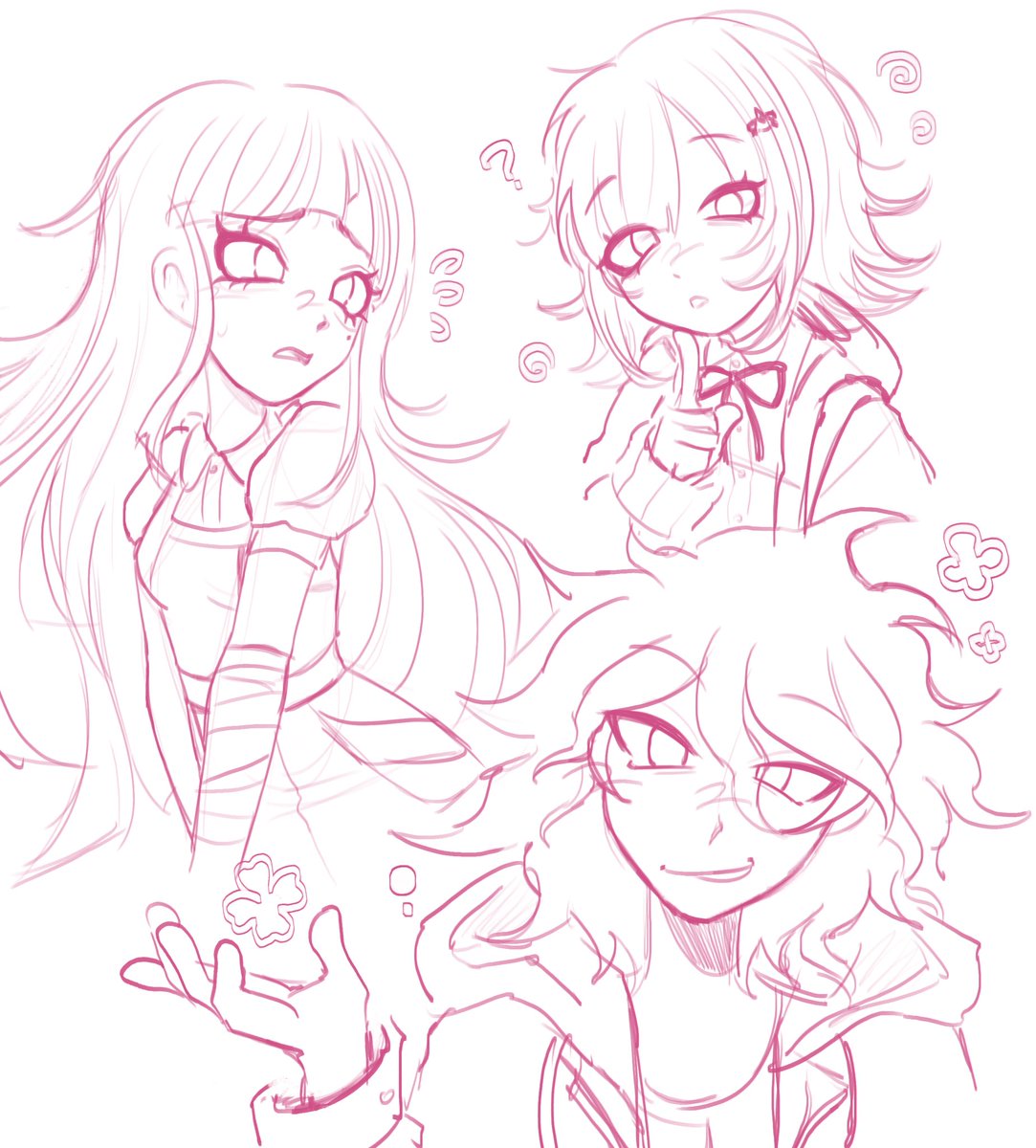 #danganronpa2 midnight sketches 🎀