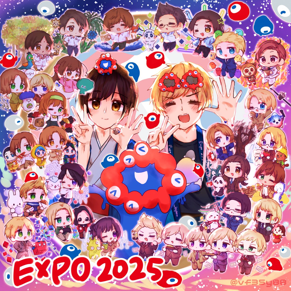 万博ありがとう！楽しかった！

#EXPO2025Forever  #hetalia