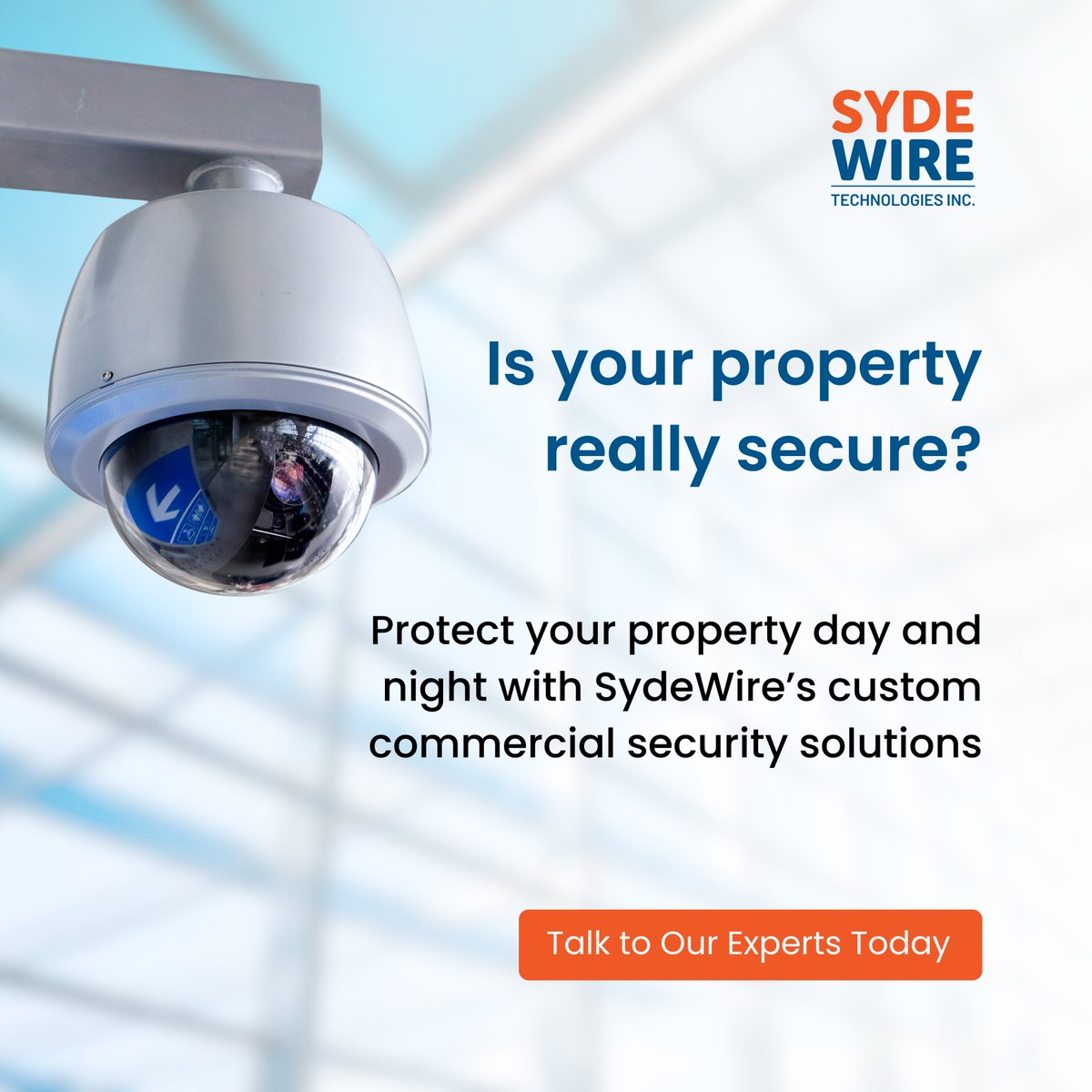 Managing a construction site?  You know the risks after hours.

Protect your site day and night with SydeWire's custom security solutions. From video surveillance to intrusion detection, we've got you covered.

Visit sydewire.com

#commercialsecurity #buildingsecurity