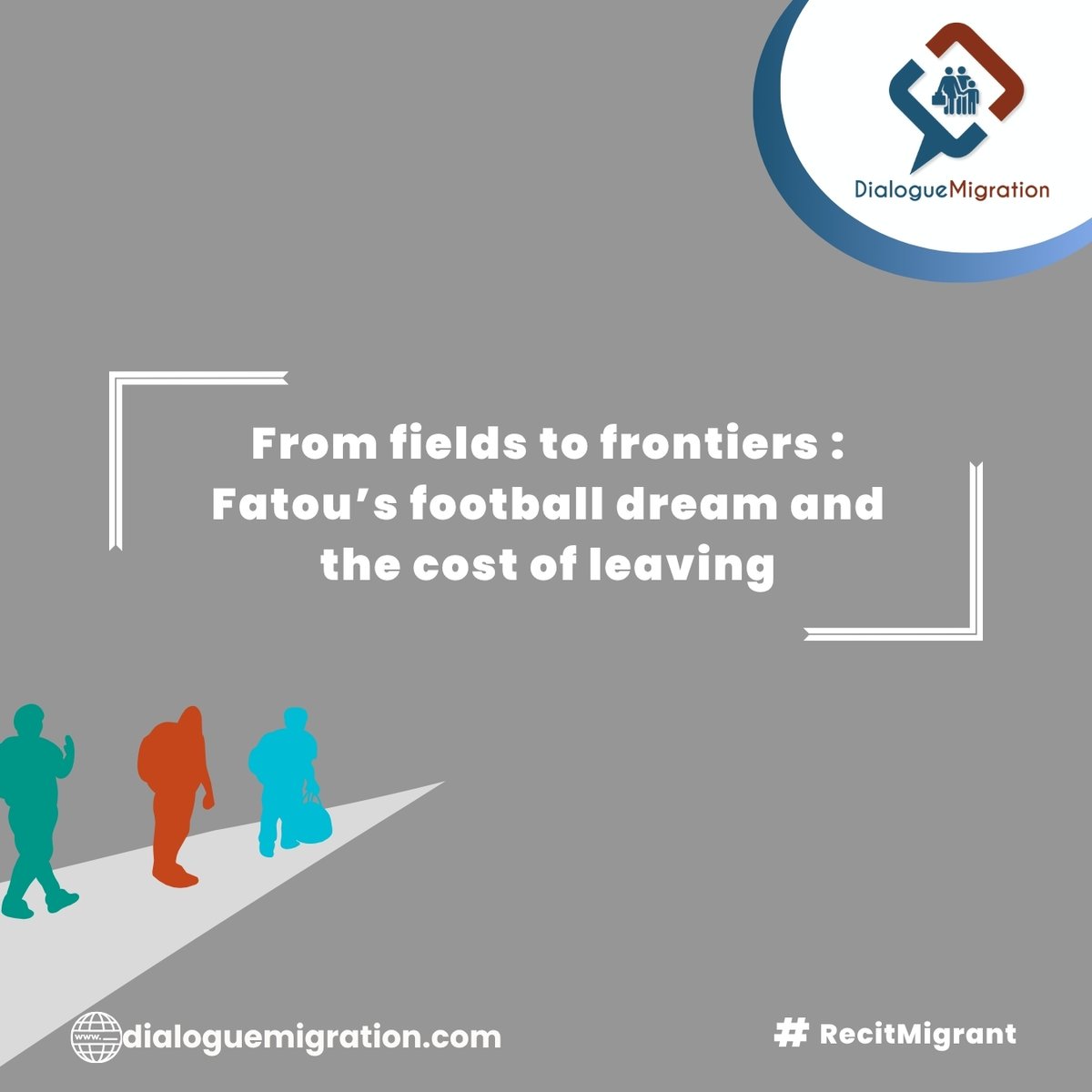 Derrière chaque pirogue stoppée, il y a un rêve suspendu.
Fatou veut que le sien prenne la voie du courage, pas celle du naufrage. ✊⚽

📖 Article de <a href="/NdimFAYE5/">Ndiémé Faye🇸🇳</a> à lire sur Dialogue Migration

🔗 dialoguemigration.com/fr/temoignage/…

#DialogueMigration #Migration #JeunesseAfricaine  #Sénégal