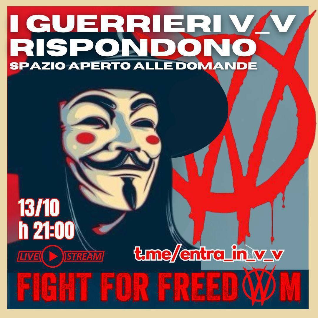 LIVE  📡 
IN  D I R E T T A
    
LUNEDÌ #13ottobre       
ALLE  ORE  21:00 🕘

CHAT VOCALE 

I GUERRIERI V_V RISPONDONO
SPAZIO APERTO ALLE DOMANDE 

🔥‼️🎤✌️✌️🔥‼️🎤🔥

ENTRA IN  V_V  
👇👇
t.me/+dRQxi4zbGrY5N…

CANALE PRINCIPALE V_V 
👇👇
t.me/+x2KxrWVNcDo2Y…