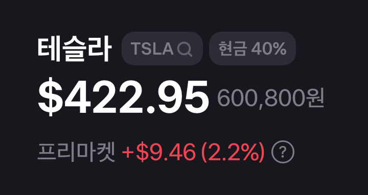 불과 며칠 전까지만해도 장중 $470, 종가 기준 $453을 찍었던 주가도 이렇게 기회를 준다.

하지만 인간은 원래 기회를 줘도 못 먹는다.
기회를 크게 주면 더 떨어질 것 같으니까.

아직도 예측을 한다? 아님 대응을 한다?
예측/대응 뭐, 하는 건 자기 자유다.

그러나 본인이 할 수 있다고 생각하는