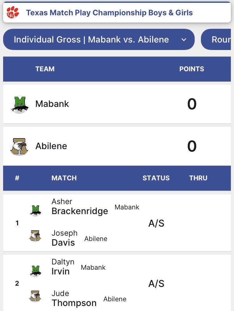 Mabank Golf tweet media