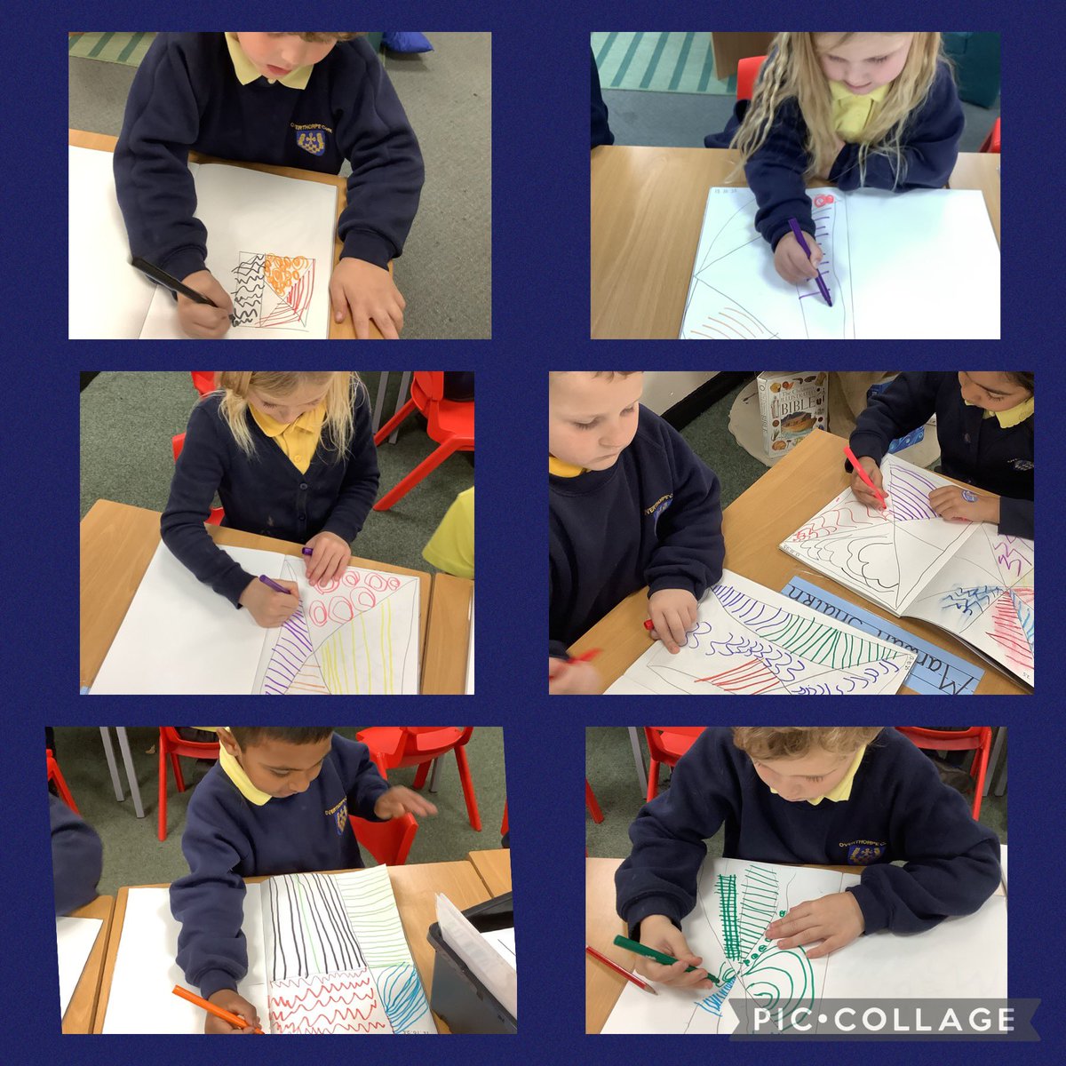 Overthorpe C of E (@overthorpe_acad) on Twitter photo Woodpeckers have been exploring different media’s in Art today, drawing straight,wavy and curved lines, we have been investigating thick and thin too!✏️🖍️ Woodpeckers have been exploring different media’s in Art today, drawing straight,wavy and curved lines, we have been investigating thick and thin too!✏️🖍️