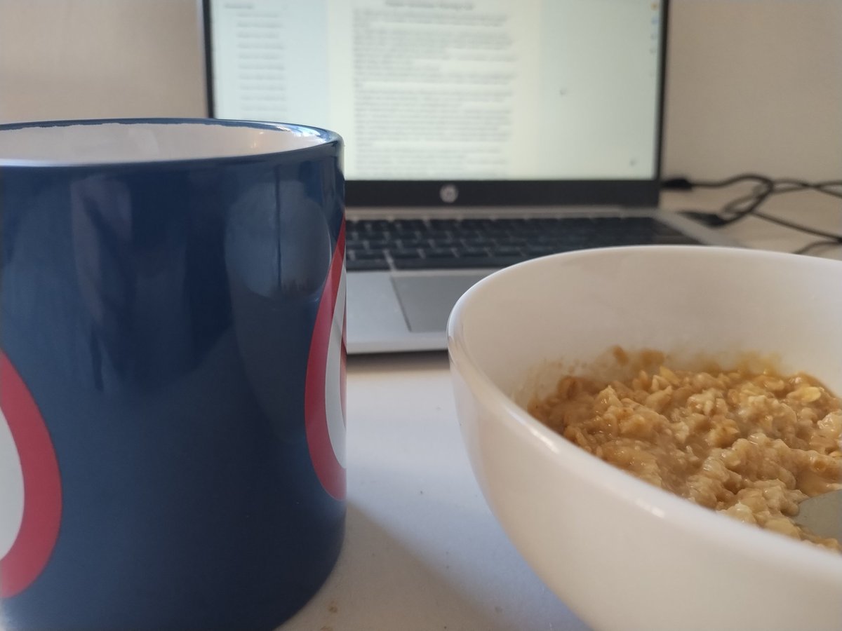 Starting my day off just right, breakfast coffee and writing. Hope everyone has a wonderful productive Monday 🙏 
#WritingCommunity #reading #breakfast #coffee #MondayMotivation #breakfastandbooks #author