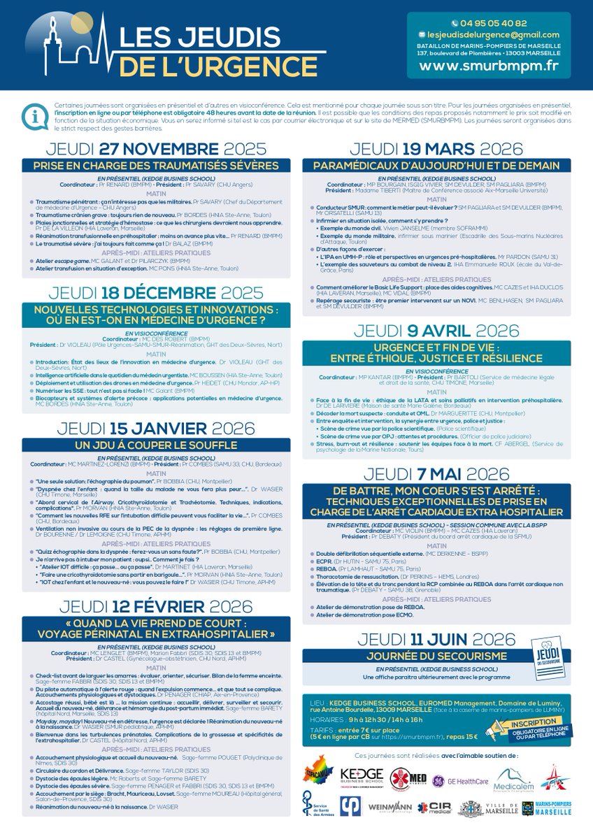 Voici le programme de la saison 2025-2026 des JDU !
On vous attend nombreux !