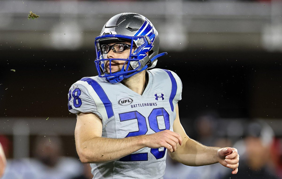 News: The St. Louis #Battlehawks have re-signed K Rodrigo Blankenship, per source.

Blankenship, aka "Hot Rod", earned All-#UFL honors in STL this past season, serving as a top kicker in the league (21/22, 56 long).

Truthfully, belongs in the NFL with his accuracy &amp; resume.