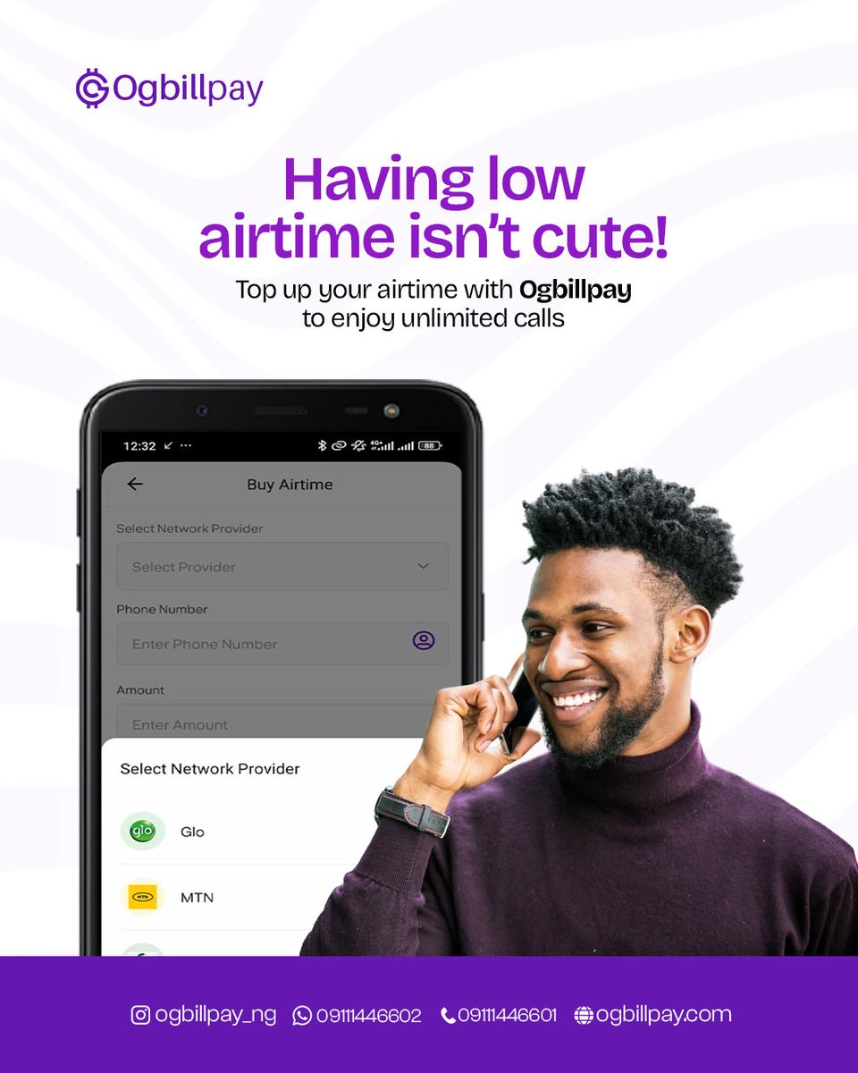 ogbillpay's tweet image. 1️⃣ Clean &amp;amp; Professional:
📱 Big news! OGbillpay is now available on iOS!
iPhone users, it’s your turn to experience fast, secure, and reliable bill payments — all in one app.
Download now and enjoy seamless transactions anytime, anywhere. 🚀💳

#OGbillpay #NowOniOS #SmartPayments