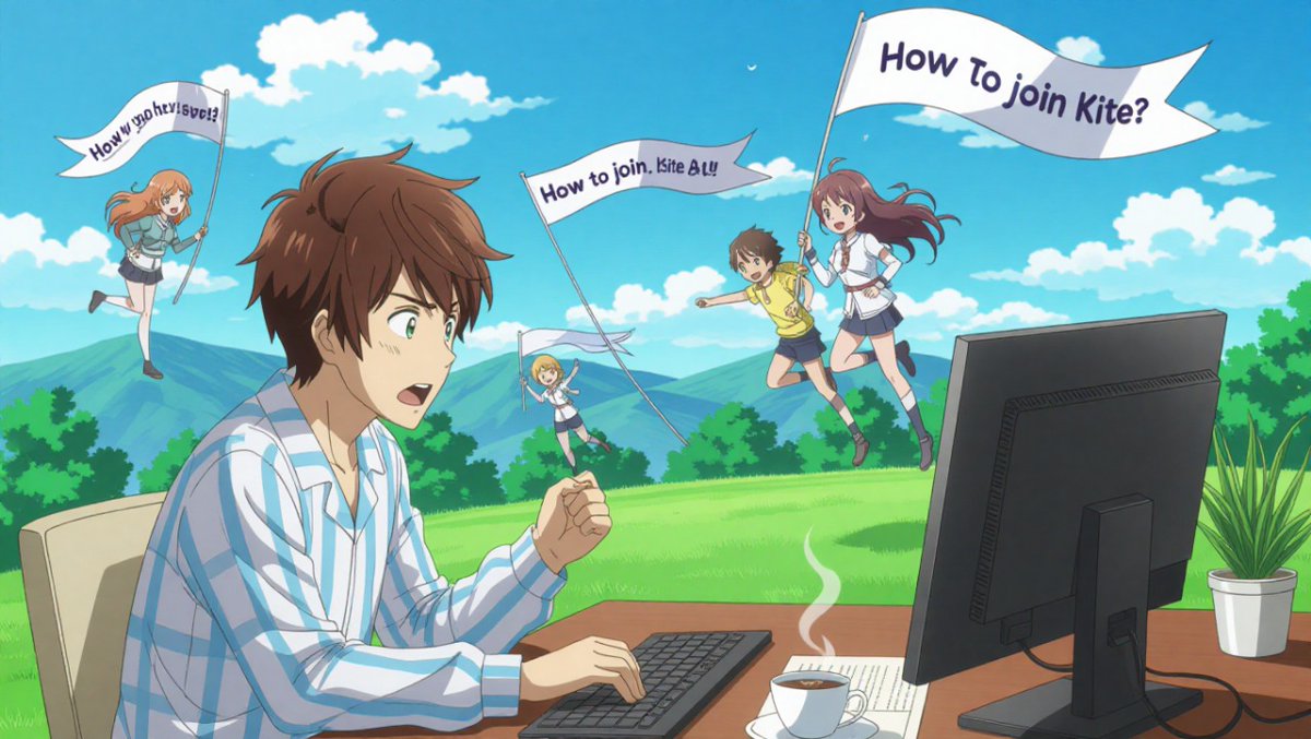 That moment when you realize everyone already became a Wind Runner… and you’re still figuring out the form link 💀🪁
<a href="/GoKiteAI/">KITE AI 📍 ETHDenver 🦬</a> #KiteAI