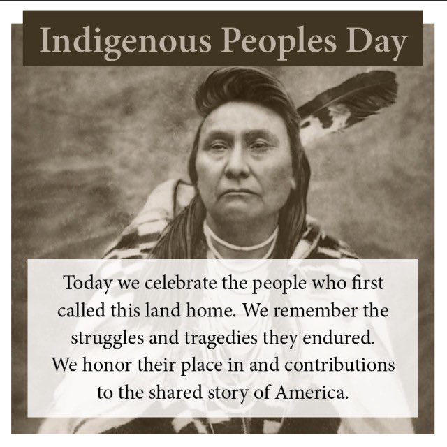laurenEsampson's tweet photo. Happy #indigenouspeoplesday https://t.co/t4WJjixJOZ