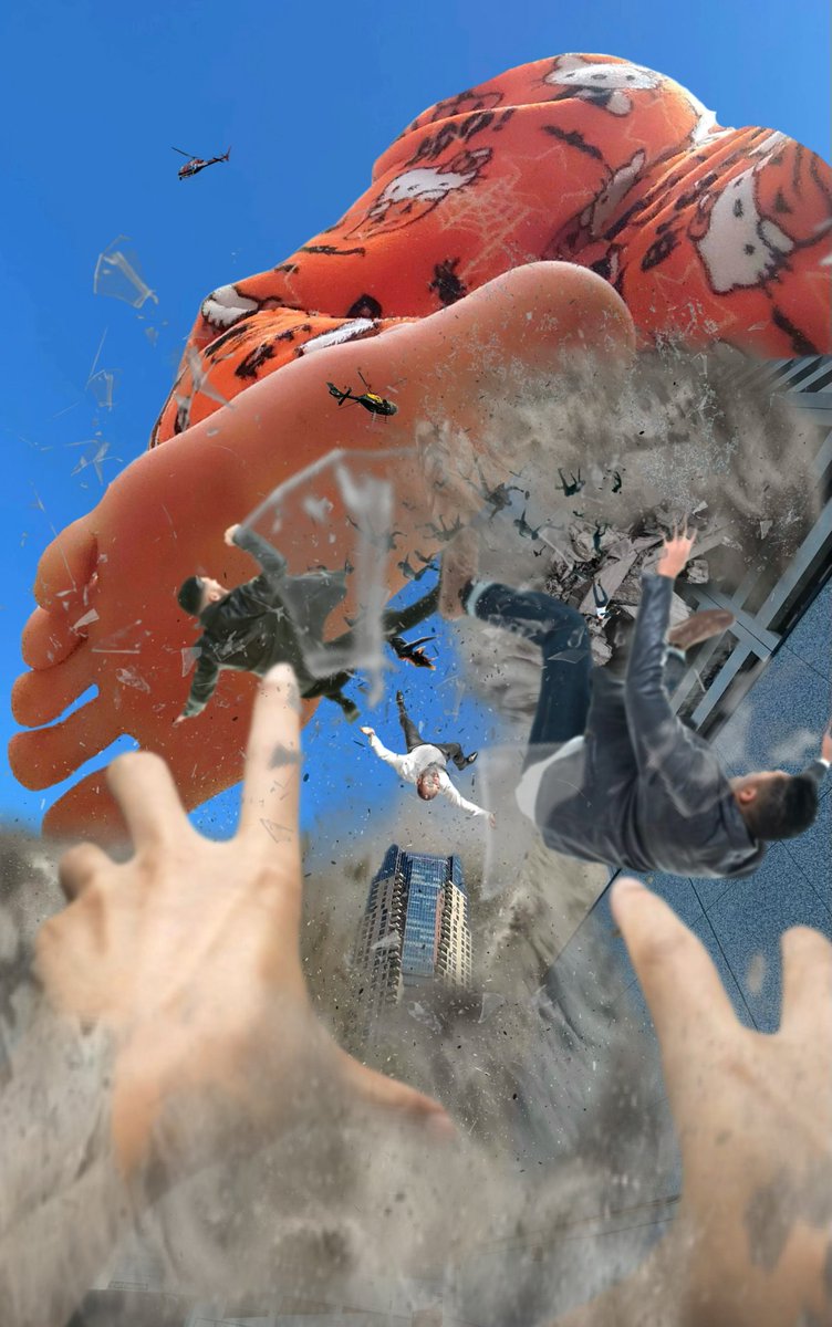 I like when they are smaller than me 

Edit made by <a href="/JShack25/">JSHACK25</a> ♥️

#giant #macro #growth #grow #megagiant #sizetwitter #footcrush #feet #fanart