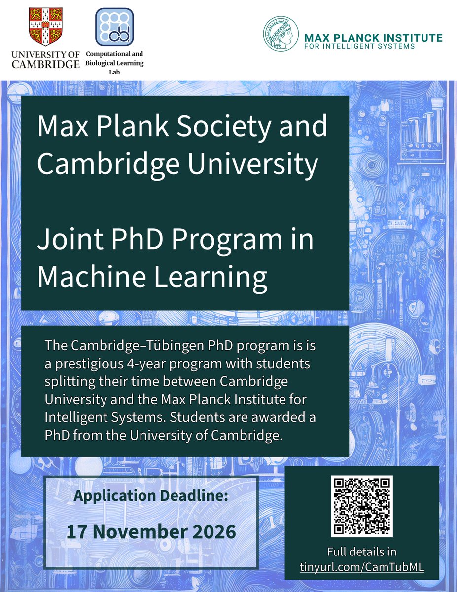 Miri Zilka (@mirizilka) on Twitter photo I am recruiting a joint PhD student with Moritz Hardt for the fall 2026 intake! <a href="/MPI_IS/">Intelligent Systems</a> I am recruiting a joint PhD student with Moritz Hardt for the fall 2026 intake! <a href="/MPI_IS/">Intelligent Systems</a>