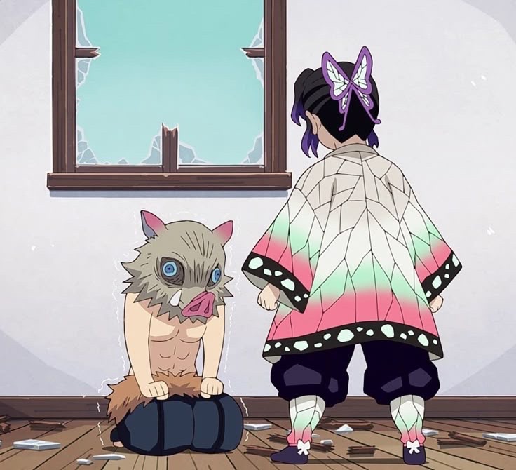 anfess_'s tweet photo. CONTAINS BXG
-anf didikan mamah vs didikan papah 
inosuke anaknya giyushino https://t.co/n5kVQFTH59