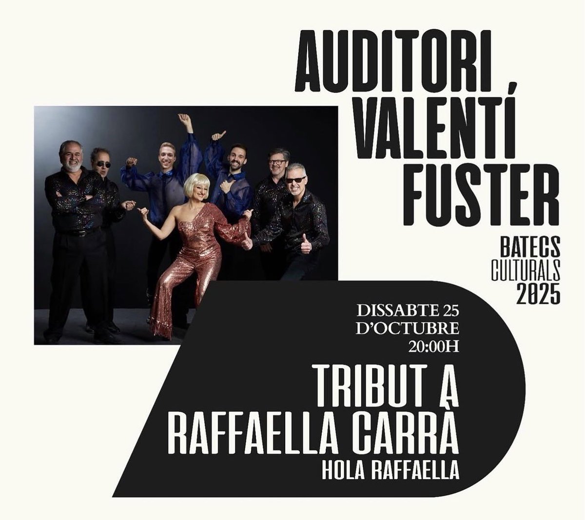 Que ningú t’ho expliqui! 🤩

Queden pocs dies i poques entrades per un concert que farà tremolar l’Auditori!

El tribut a Raffaella Carrà ✨ més autèntic i espectacular que mai veuràs!

Una nit vibrant que serà recordada!  ⚡️

🎫 tickets.euromus.cat/carlinkIV/inde…