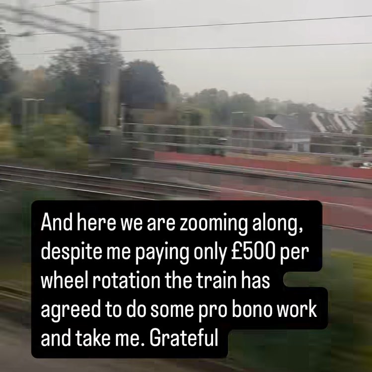 jameshify's tweet image. alex brundle on the british rail network has been the highlight of my day