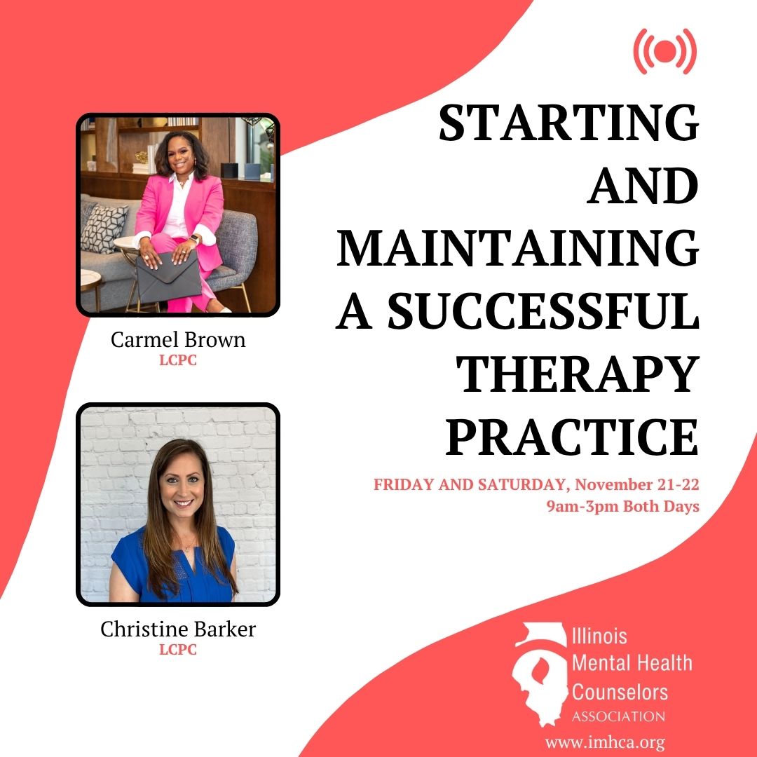 This workshop  is designed to guide mental health professionals through the essential  steps of building a private practice, whether solo or group. 

Registration is available at imhca.org