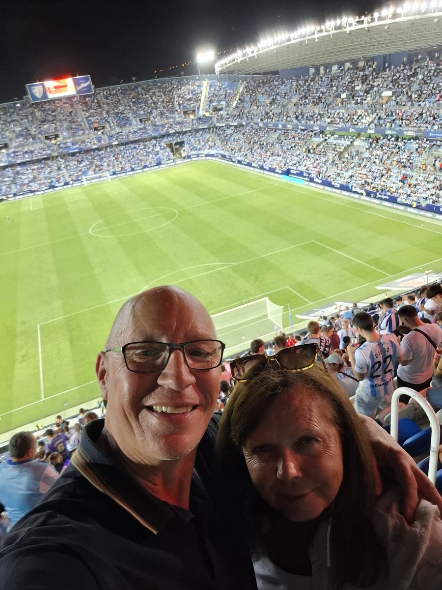 SCoaty's tweet photo. Brilliant night and game at @MalagaCF yesterday. 3-0 win against league leaders @RCDeportivo with some fabulous football being played. Met quite a few Brits in the bars pre match as well. #goodtimes https://t.co/yiJyHSqErG