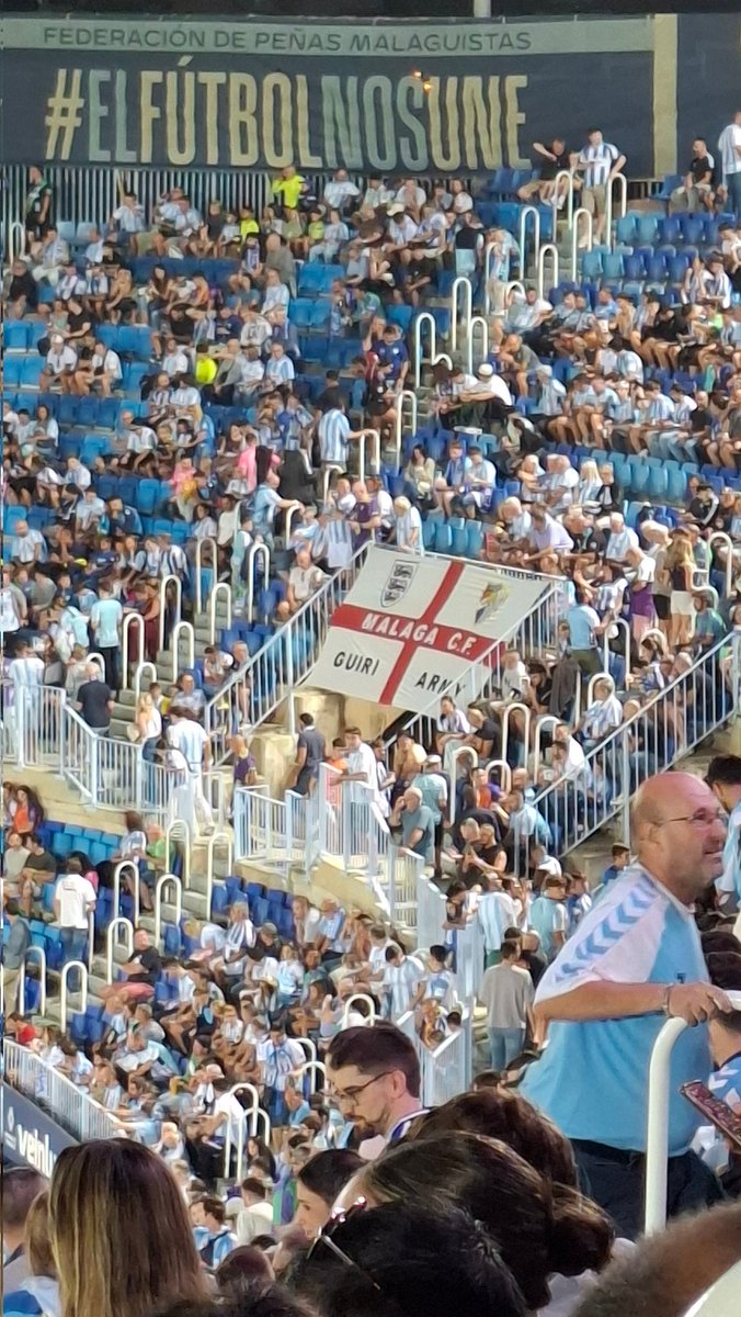 SCoaty's tweet photo. Brilliant night and game at @MalagaCF yesterday. 3-0 win against league leaders @RCDeportivo with some fabulous football being played. Met quite a few Brits in the bars pre match as well. #goodtimes https://t.co/yiJyHSqErG