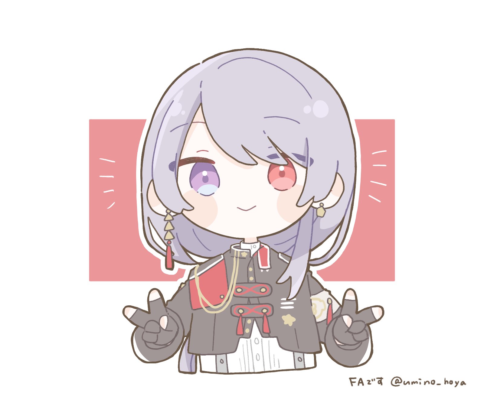 弦月 ファイングラフ にじさんじ 6th Anniversary Goods】キャラファイングラフ｜にじ