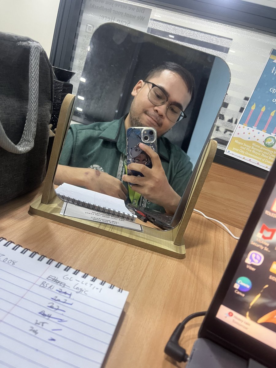 JcDumbledore's tweet photo. First day as Dean huhu kapagod and dami kong kinausap na persons. Pero felt cute today haha 😂 https://t.co/y6CueCxJ2d