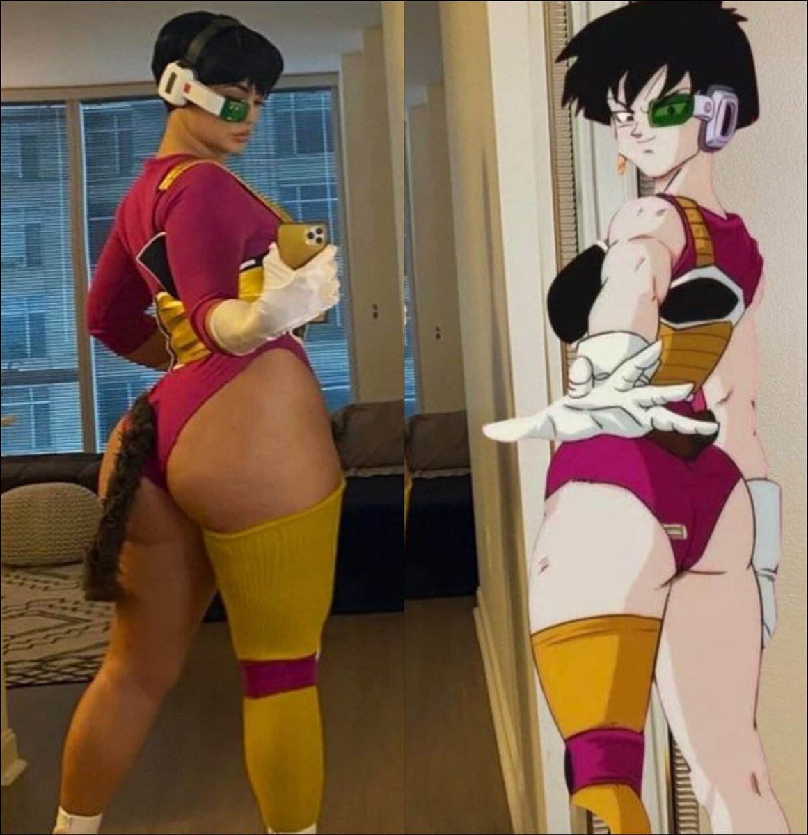 fasha cosplay from dbz