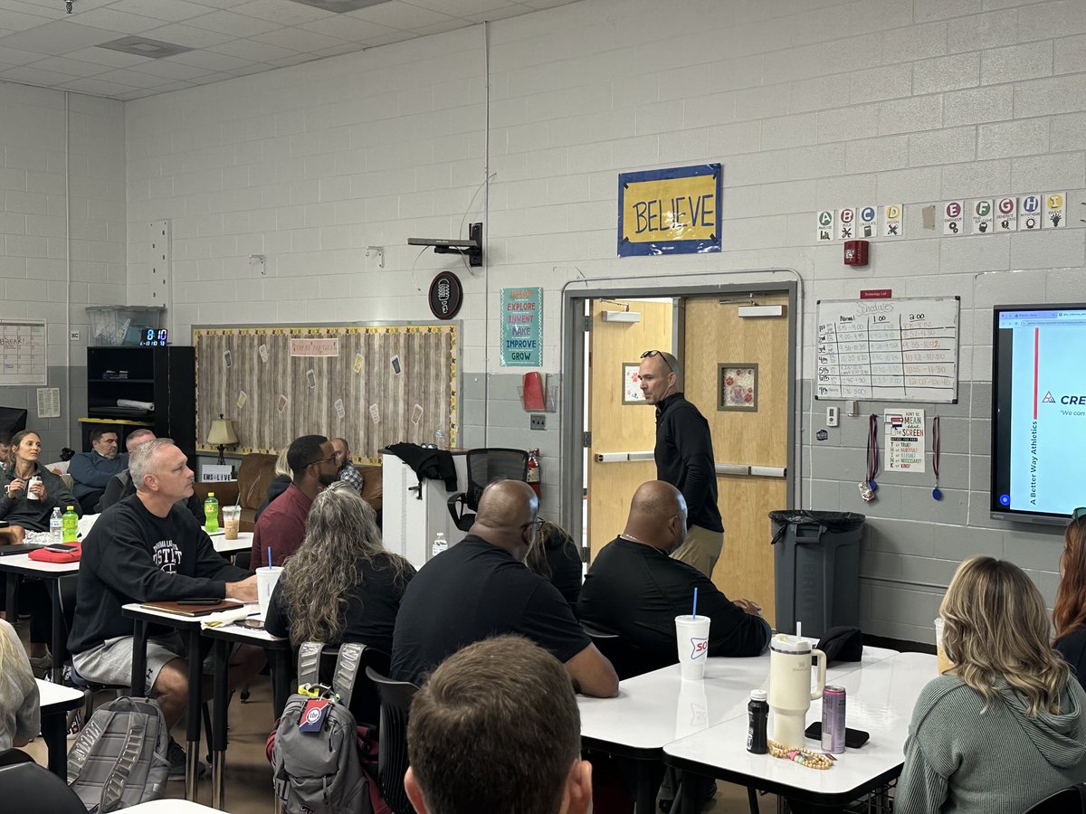 Learning with Heath Eslinger from A Better Way Athletics. ⁦<a href="/TCSPublic/">TullahomaCitySchools</a>⁩ ⁦<a href="/ABW_Athletics/">A Better Way Athletics</a>⁩