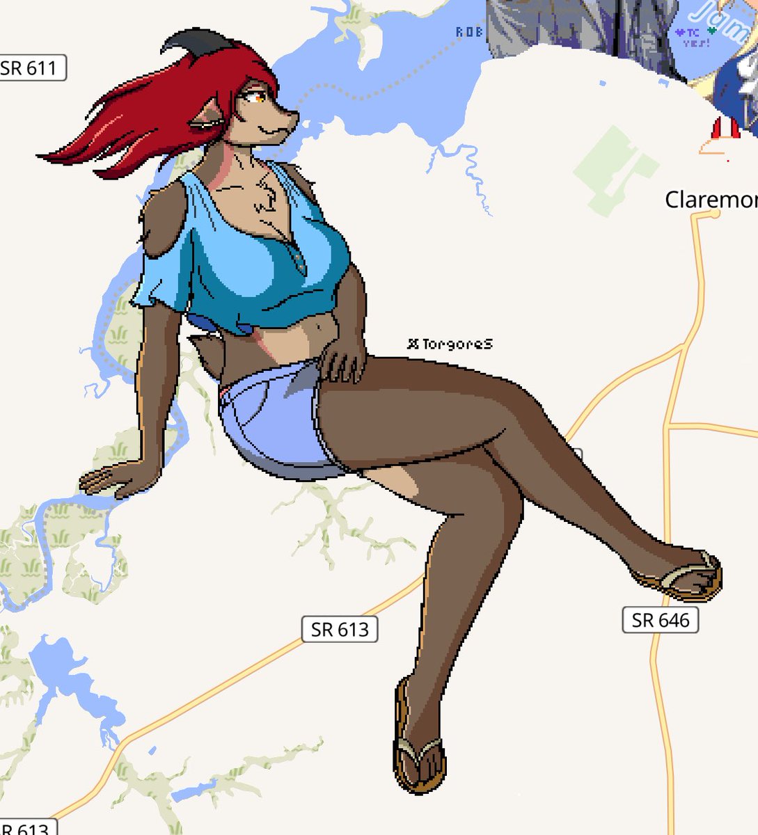 Took an older piece of Ava and put it into wplace. Took a while, but she’s finally done!