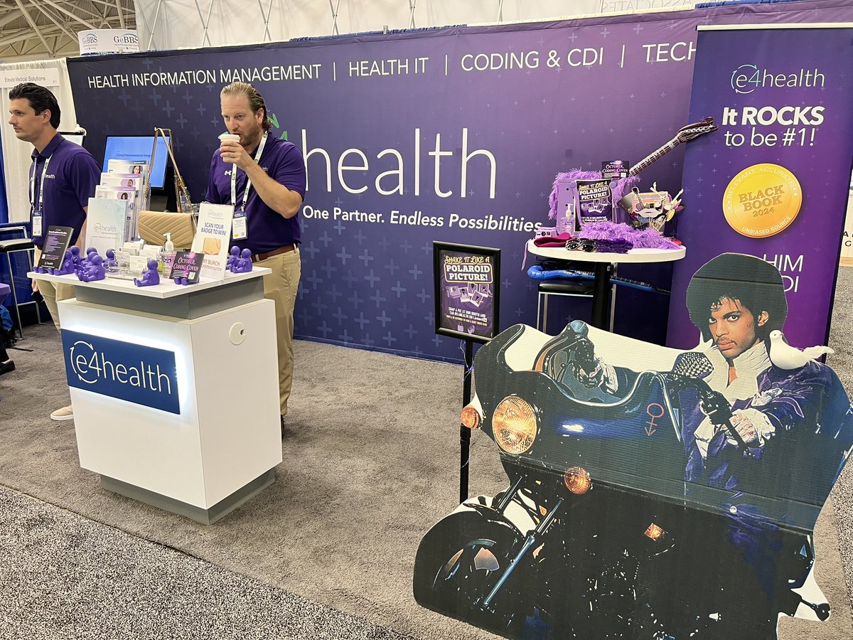LynneHessling's tweet photo. Visiting with e4health #AHIMA25 https://t.co/oxpOG8CRML