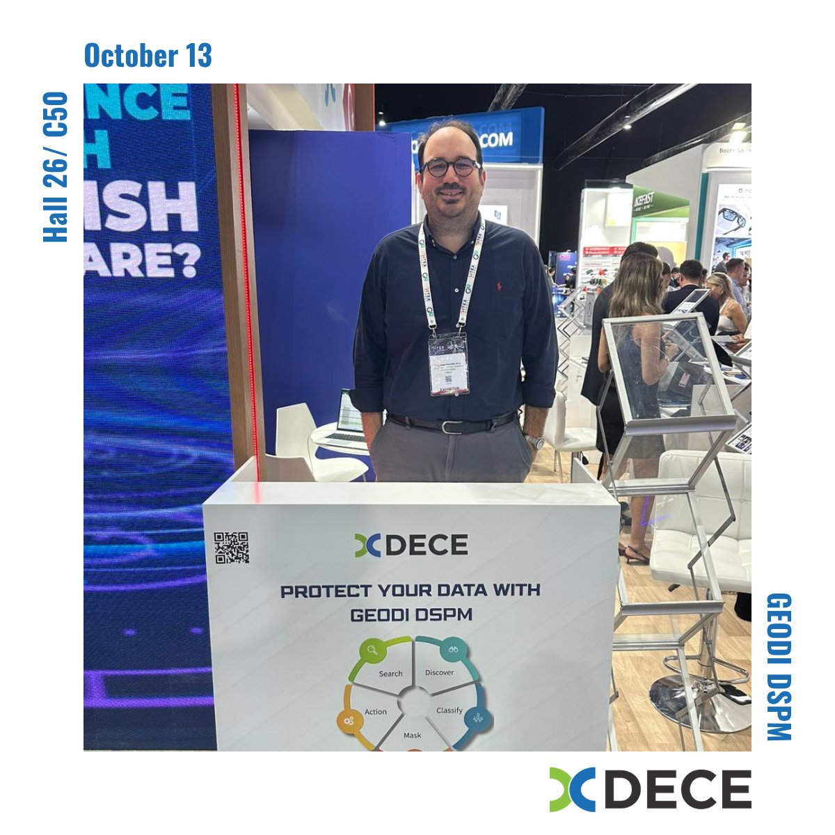 SoftwareDECE's tweet image. 🚀 GITEX Global 2025 is LIVE!
We’re showcasing GEODI DSPM — our AI-powered data security platform helping organizations discover, protect & govern data with confidence.
📍 Visit DECE Software at Hall 26 / C50
#GITEXGlobal2025 #DSPM #AI #GEODI #DECESoftware