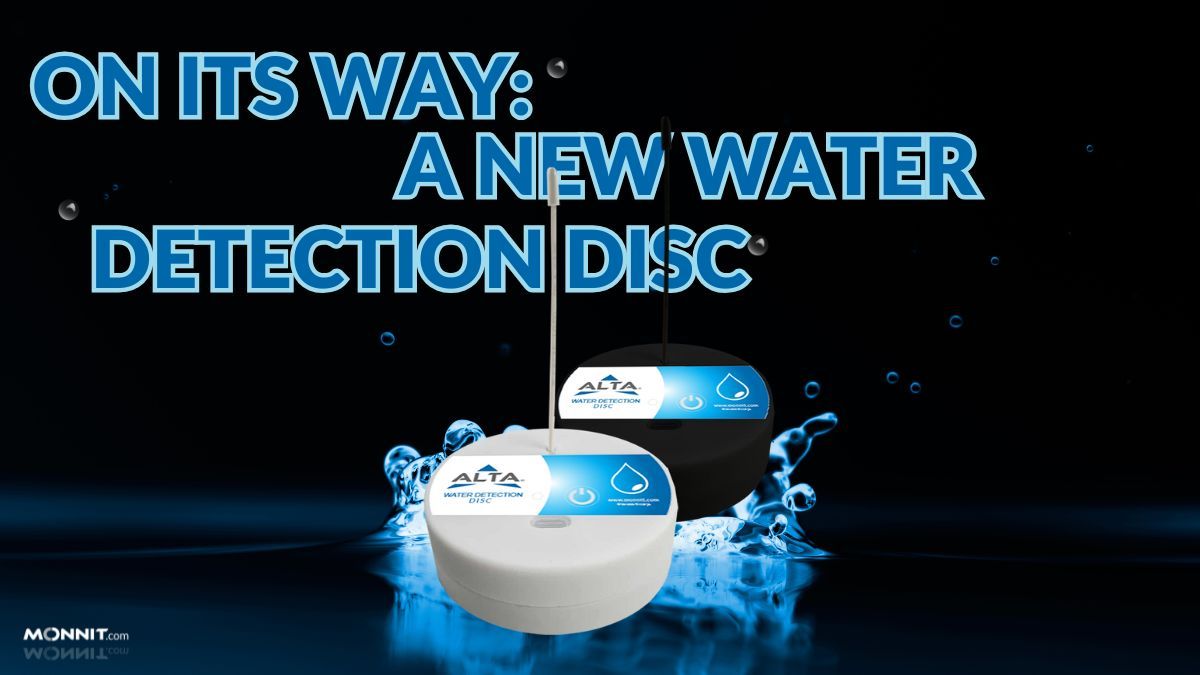 Water damage in commercial and industrial buildings can strike anywhere—from hidden plumbing leaks to storm runoff. 

Prevention is the best insurance. We’re introducing the ALTA® Wireless Rechargeable Water Detection Disc.

Launching soon. buff.ly/JLl7ERd 

#Monnit