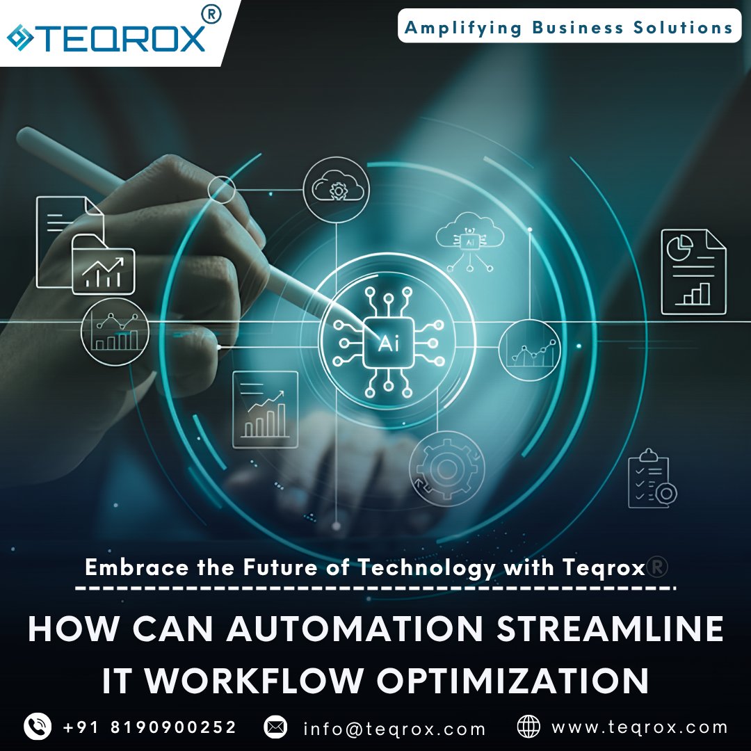 Teqroxsolutions's tweet image. 🧑💻 Is Your IT Team Still Stuck in Manual Workflows?
🤖 At Teqrox, we help businesses like yours embrace cutting-edge technology, streamline operations, and drive profitability through tailored AI solutions
#aiautomation #businessautomation #automationsolutions #techsolutions