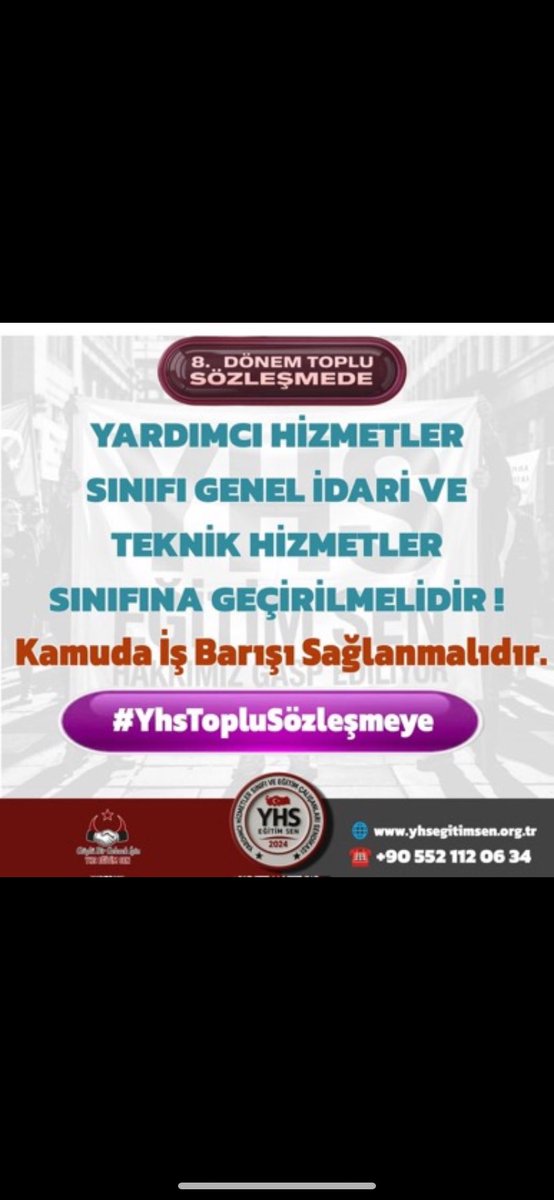 <a href="/Kamubiz_com/">Kamubiz KAMU HABERLERİ BİZDEN!</a> #YardımcıHizmetlerSınıfı 
<a href="/yhsplatform/">Yardımcı Hizmetler Sınıfı Platformu</a> <a href="/yhsegitimsen/">Yardımcı Hizmetler Sınıfı Eğitim Sendikası</a> <a href="/samsun5560ST/">🇹🇷 YHS-KARTAL-6002🇹🇷</a> <a href="/_aliyalcin_/">Ali YALÇIN</a> <a href="/OnderKahveci/">Önder Kahveci</a> <a href="/Kamubiz_com/">Kamubiz KAMU HABERLERİ BİZDEN!</a> <a href="/halilozdamar29/">Halil İbrahim ÖZDAMAR</a> <a href="/Cananreyveci/">Canan Reyveci</a>
<a href="/MemurSenKonf/">Memur-Sen</a> <a href="/Kamu_Sen/">Türkiye Kamu-Sen</a> <a href="/yusufyazgan37/">Yusuf YAZGAN</a> <a href="/TurkesGuney/">Türkeş Güney</a> <a href="/TBMMGenelKurulu/">TBMM Genel Kurulu</a> <a href="/MhpTbmmGrubu/">MHP TBMM Grubu #MHP</a> 
<a href="/melih_meric/">Melih Meriç</a> <a href="/MHP_Bilgi/">MHP</a>  <a href="/kamudanhaber/">Kamudanhaber🇹🇷</a>