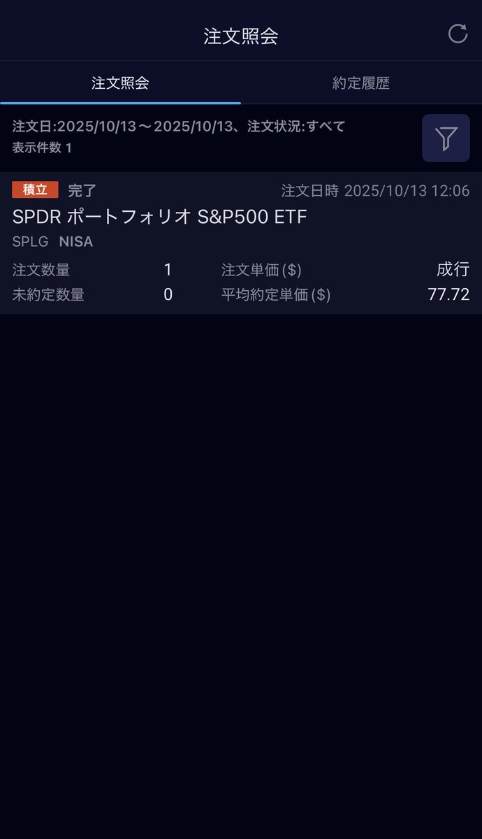 LeftyInvester's tweet image. 今夜の米国ETF購入🇺🇸

SPLG
合計153個

相場に惑わされず
毎週決めた日に
毎週決めた銘柄を
淡々と買い続けるだけの
投資活動

#SPLG
#積立投資
#米国ETF
#長期投資