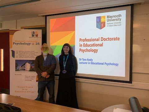 We were delighted to have our very own Dr Tara Kealy as part of our #MUPsychologyat25 weekly seminar series. 
Dr Kealy discussed our new Professional Doctorate in Educational Psychology &amp; her own Ed Psych journey. <a href="/MaynoothUni/">Maynooth University</a>