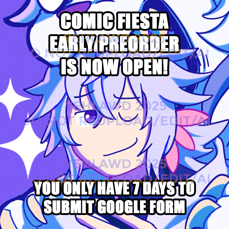 Yehlawd's tweet image. Comic Fiesta 2025 Early Pre0rder is now 0pen! Adding just a few merch that needed to place order early. You only have 7 days left to decide or regret forever and ever! (looks at GUDAGUDA charms) #comicfiesta2025 #comicfiesta #CF2025

 Please check reply for the g form l1nk!