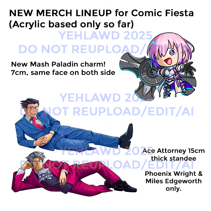 Yehlawd's tweet image. Comic Fiesta 2025 Early Pre0rder is now 0pen! Adding just a few merch that needed to place order early. You only have 7 days left to decide or regret forever and ever! (looks at GUDAGUDA charms) #comicfiesta2025 #comicfiesta #CF2025

 Please check reply for the g form l1nk!
