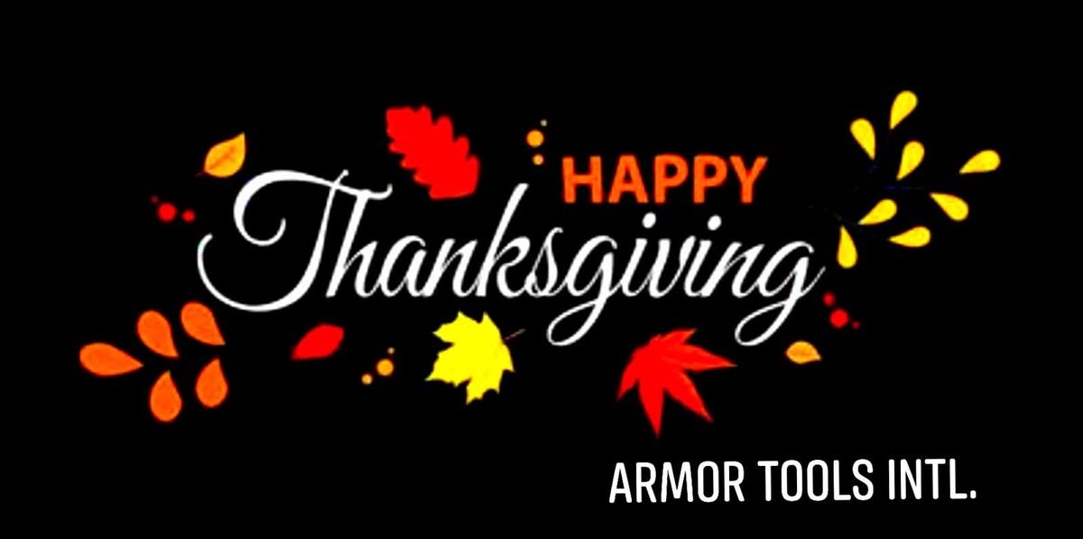 ArmorTools2442's tweet image. Armor Tools International wishes you peace and good health on this Thanksgiving day. 

#armortools #Thanksgiving #downholetools #snubbing #completions #drilling
