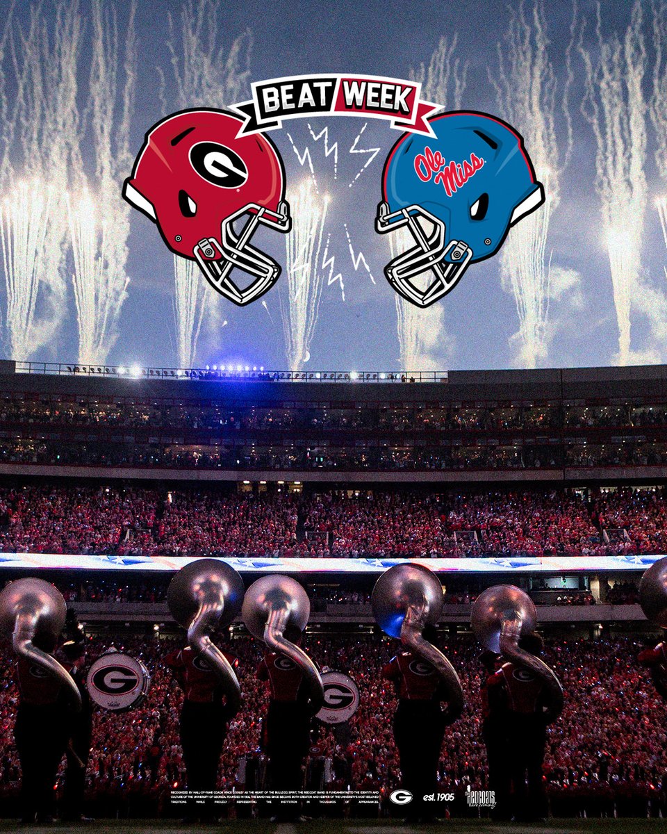 Beat Week is here, and the Redcoats need YOUR support!

We’ve challenged the Ole Miss Band to a head-to-head Beat Week showdown. 

Give $5+ to the Redcoat Band Enrichment Fund and help us bring home the win for the Dawgs!

gail.uga.edu/beatweek?des=3…

#NothingFiner | #GoDawgs