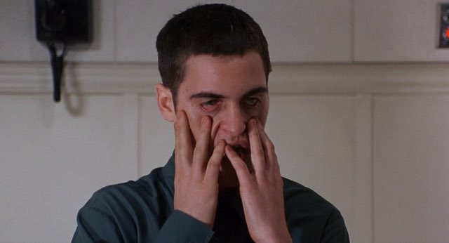 Joaquin Phoenix in To Die For (1995) directed by Gus Van Sant.