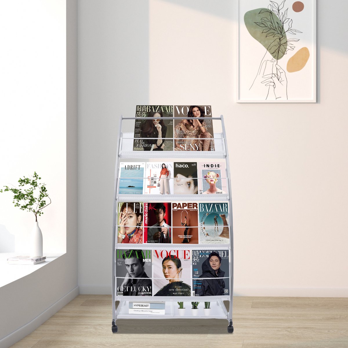 PhilDedrick's tweet image. Organization made easy! Check out our 4-Tier Offices Mobile Floor-Standing Magazine Storage Rack for ultimate space-saving. Learn more at: wix.to/qP79GGk #OfficeOrganization #SpaceSaver