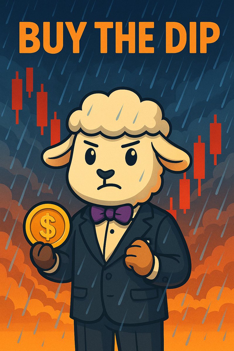 Good morning, Lambow fam ☀️🐑

The market’s red? Perfect.
Opportunities don’t knock — they dip.
This is where believers build.
This is where conviction counts.

Let’s get after it. 💼🚀
#LMBW #WenLambo #Crypto #LuMeme #BuyTheDip