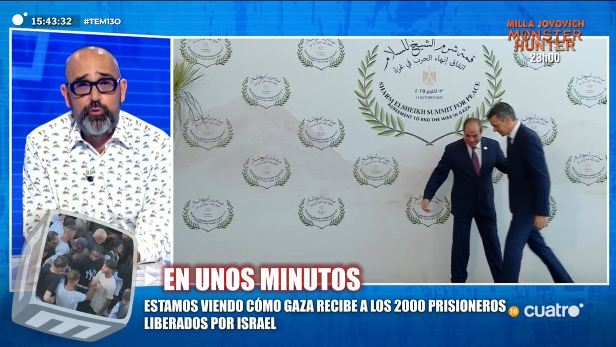 Estamos viendo cómo Gaza recibe a los 2000 prisioneros liberados por Israel

#TEM13O 
cuatro.com/en-directo/