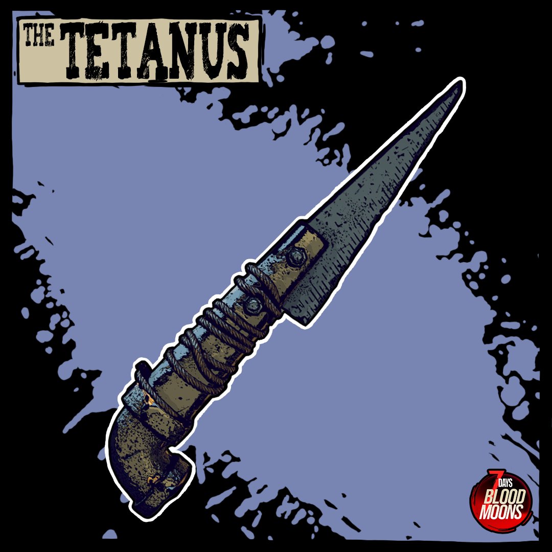 💥 Weapon Spotlight: The Tetanus ⚔️

Ugly, brutal, and deadly. Jagged metal, scavenged leather, twisted scraps—precision optional, pain guaranteed. Zombies won’t care if it’s “stylish.” They’ll only feel it. 🧟‍♂️

The Tetanus: part spike, part chaos, all carnage.