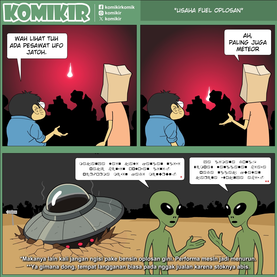 komikir's tweet photo. Komik hari ini: "Usaha Fuel Oplosan".

#bensin #oplosan https://t.co/17KwYTualU