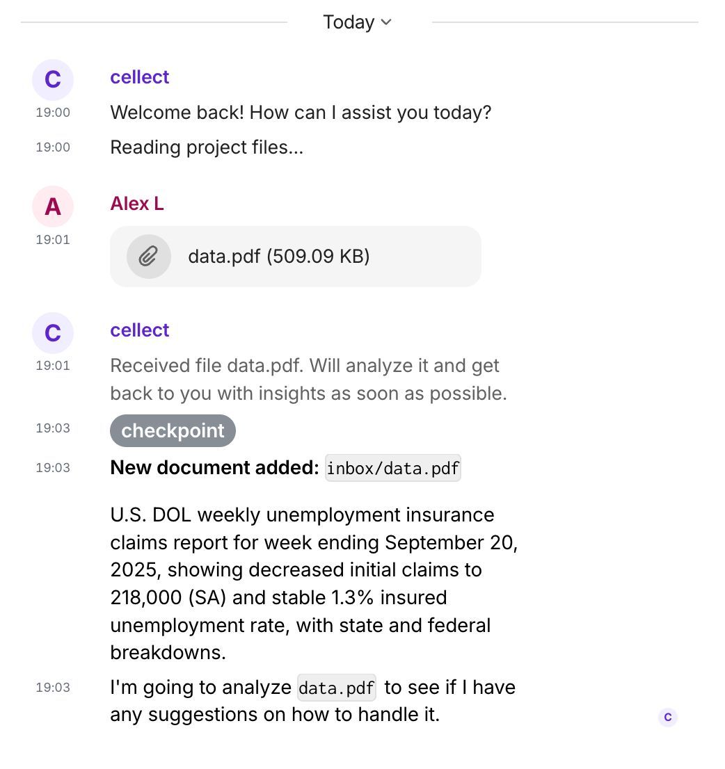 cellectai's tweet photo. Cellect v0.4 is live
Turn any PDF into an Excel file, have agent modify it to your liking.
- PDF or Word - tables turn into sheets
- Take a picture with your camera, get an Excel

We are in preview. Try now at https://t.co/dLQ4lS5uht https://t.co/hEJhhBWYRH